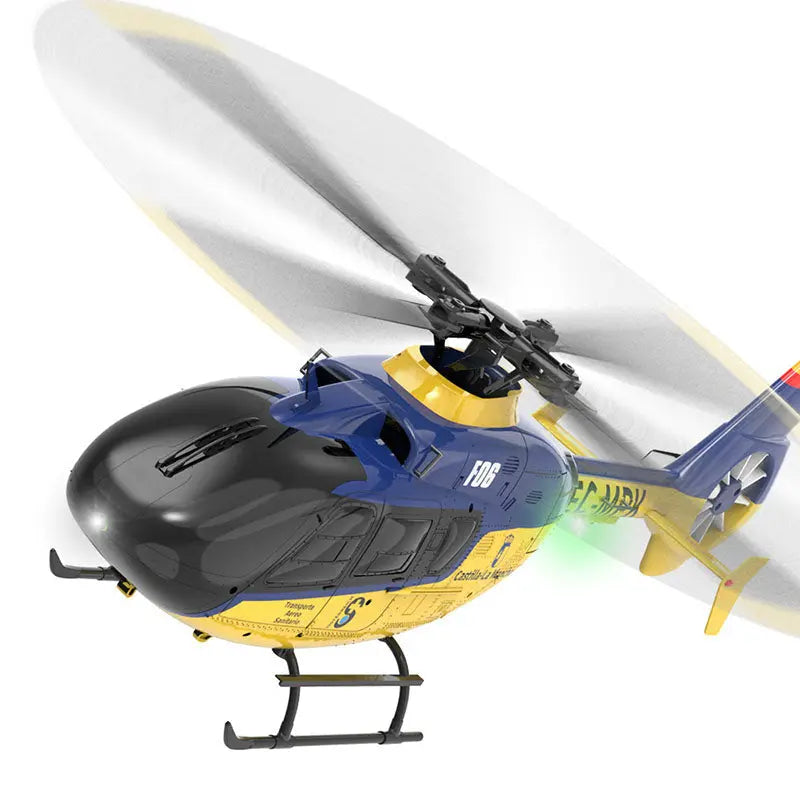 YUXIANG F06 EC135 1:36 Scale 2.4G 6CH Dual Brushless Direct Drive 3D Roll Flybarless RC Helicopter RTF