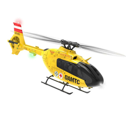 YUXIANG F06 EC-135 1:36 Scale 2.4G 6CH Direct-Drive Brushless 3D Aerobatic Flybarless RC Helicopter Model RTF