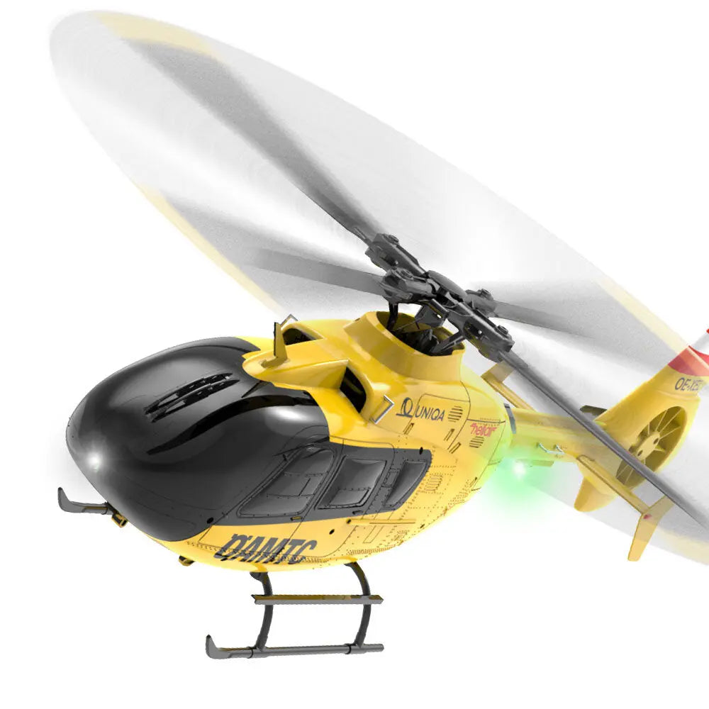 YUXIANG F06 EC-135 1:36 Scale 2.4G 6CH Direct-Drive Brushless 3D Aerobatic Flybarless RC Helicopter Model RTF