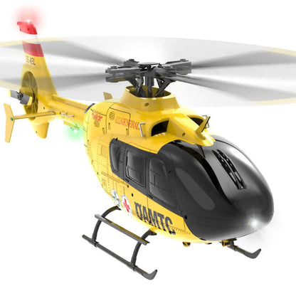 YUXIANG F06 EC-135 1:36 Scale 2.4G 6CH Direct-Drive Brushless 3D Aerobatic Flybarless RC Helicopter Model RTF