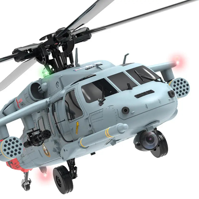 YUXIANG F09-H Naval Eagle 1:47 Scale 6CH GPS Optical Flow 5.8G FPV Dual Brushless Combat RC Helicopter RTF