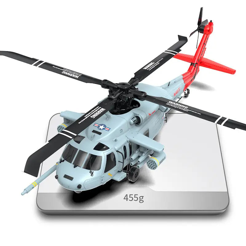 YUXIANG F09-H Naval Eagle 1:47 Scale 6CH GPS Optical Flow 5.8G FPV Dual Brushless Combat RC Helicopter RTF
