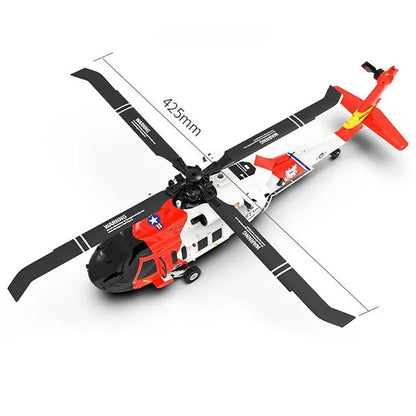 YUXIANG F09-S 1:47 Scale 2.4G 6CH GPS Optical Flow 5.8G FPV Dual Brushless 6-Axis Gyro Flybarless RC Helicopter RTF