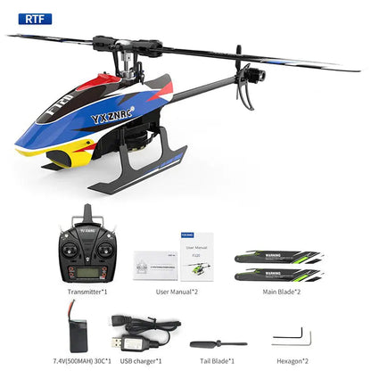 YUXIANG F120 RC Helicopter 2.4G 6CH 3D/6G Brushless Direct Drive Flybarless Compatible FUTABA S-FHSS RTF