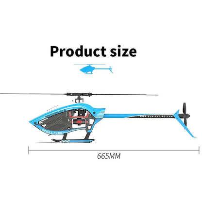 YUXIANG F280 RC Helicopter 2.4G 6CH 3D/6G Dual Brushless Direct Drive Motor 6-Axis Gyro Flybarless RTF