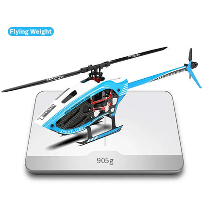 YUXIANG F280 RC Helicopter 2.4G 6CH 3D/6G Dual Brushless Direct Drive Motor 6-Axis Gyro Flybarless RTF