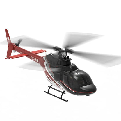 YUXIANG F08 Bell 206 1/27 Scale 2.4G 6CH Brushless Direct-Drive Optical Flow Flybarless RC Helicopter Model RTF