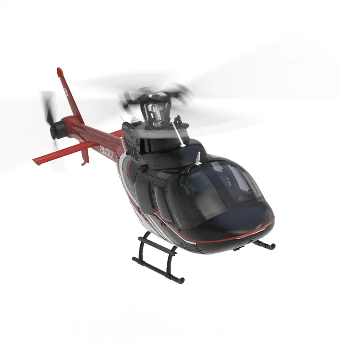 YUXIANG F08 Bell 206 1/27 Scale 2.4G 6CH Brushless Direct-Drive Optical Flow Flybarless RC Helicopter Model RTF