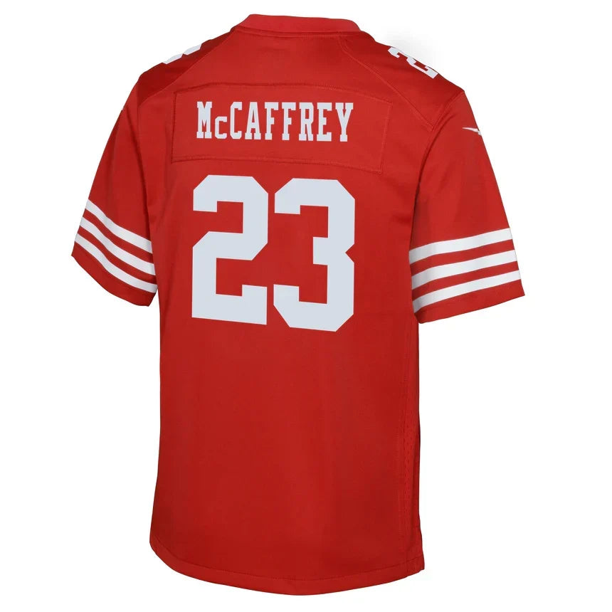 Nike Preschool San Francisco 49ers Christian McCaffrey Game Jersey - Scarlet