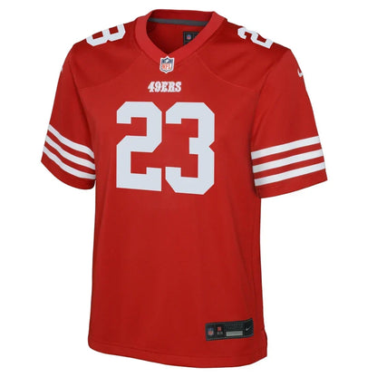 Nike Preschool San Francisco 49ers Christian McCaffrey Game Jersey - Scarlet