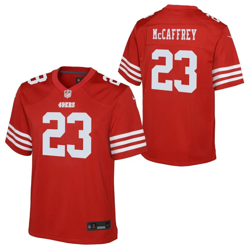 Nike Preschool San Francisco 49ers Christian McCaffrey Game Jersey - Scarlet