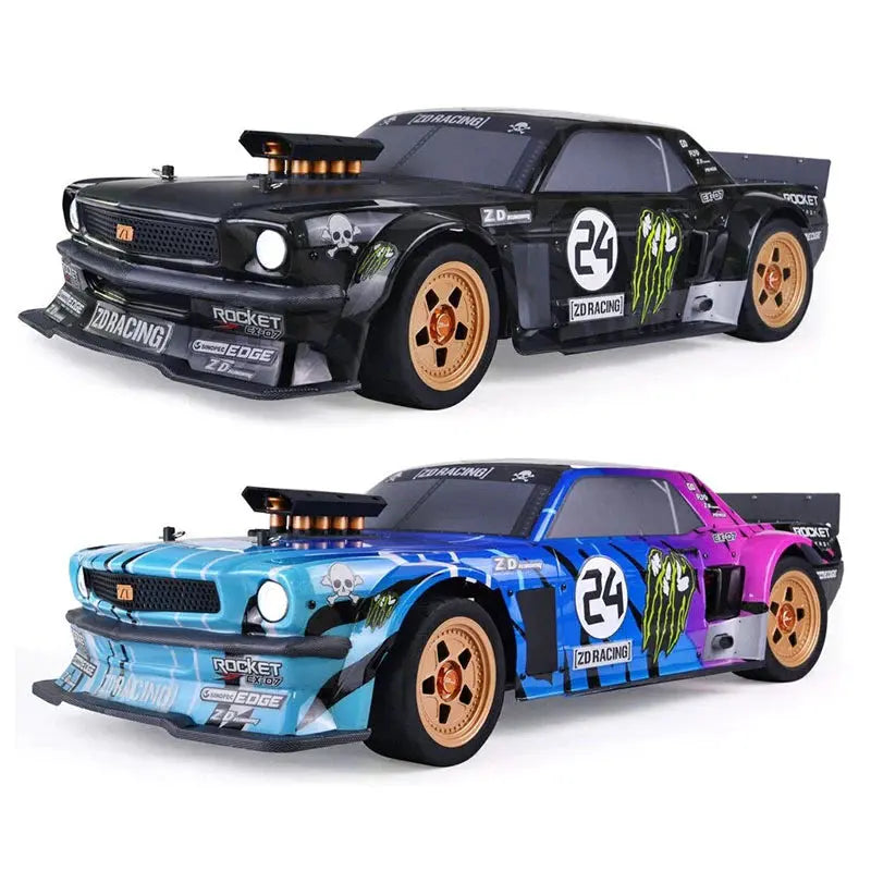 ZD Racing EX-07 1/7 Scale 4WD Brushless RC Car 130km/h High Speed Flat Drift Sports Car RTR