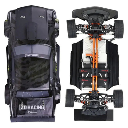 ZD Racing EX-07 1/7 Scale 4WD Brushless RC Car 130km/h High Speed Flat Drift Sports Car RTR