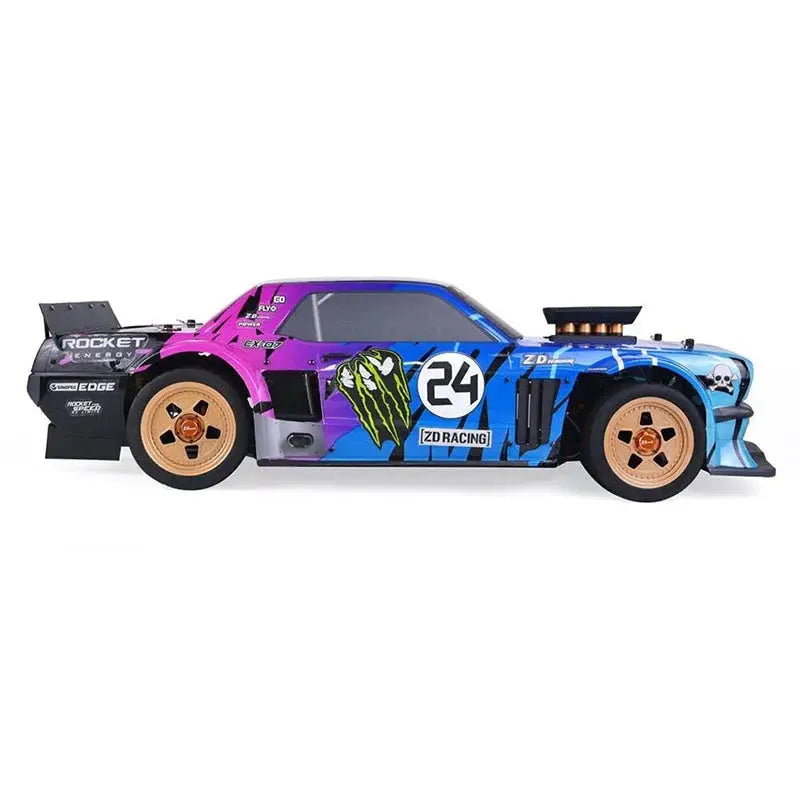 ZD Racing EX-07 1/7 Scale 4WD Brushless RC Car 130km/h High Speed Flat Drift Sports Car RTR