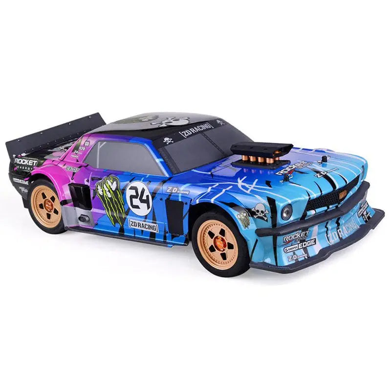 ZD Racing EX-07 1/7 Scale 4WD Brushless RC Car 130km/h High Speed Flat Drift Sports Car RTR