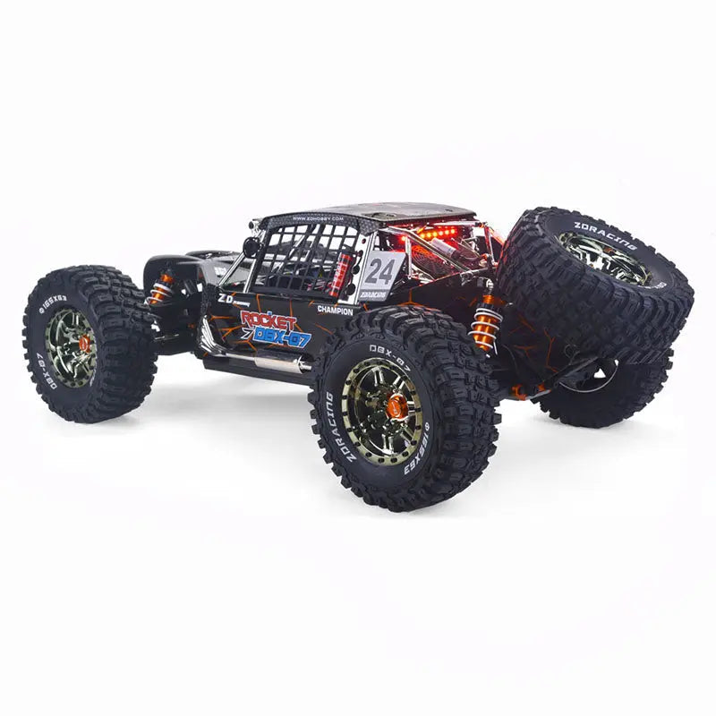 ZD Racing DBX-07 1/7 Scale 4WD Brushless RC Car 80km/h 6S Desert Monster Off-Road Truck RTR