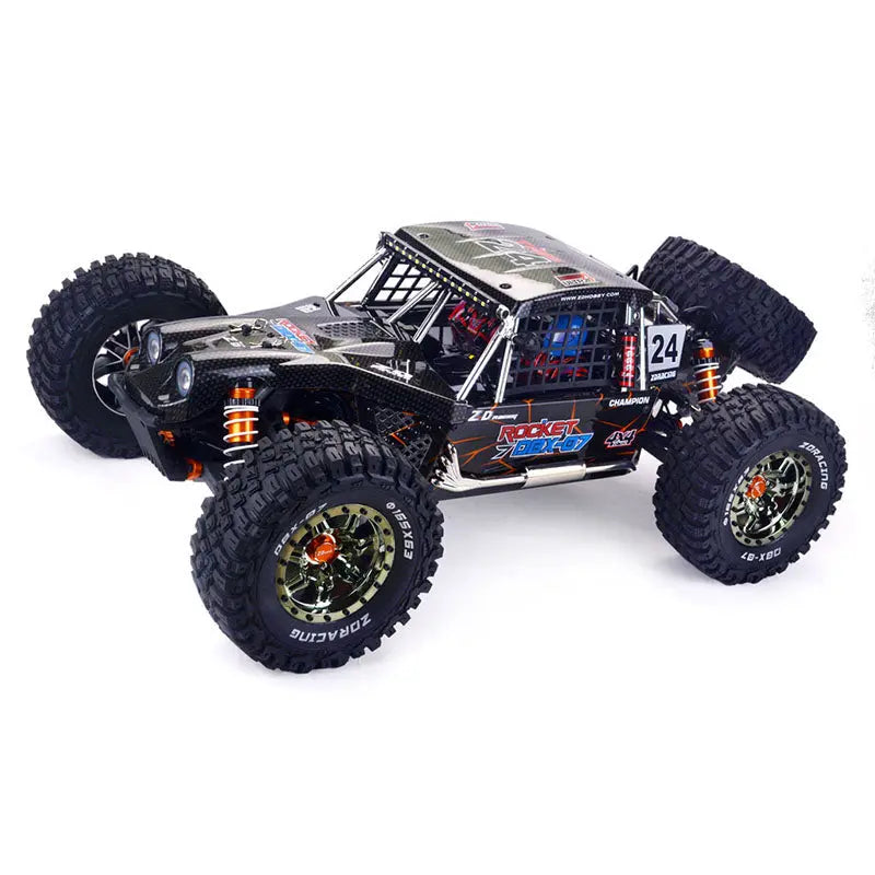 ZD Racing DBX-07 1/7 Scale 4WD Brushless RC Car 80km/h 6S Desert Monster Off-Road Truck RTR