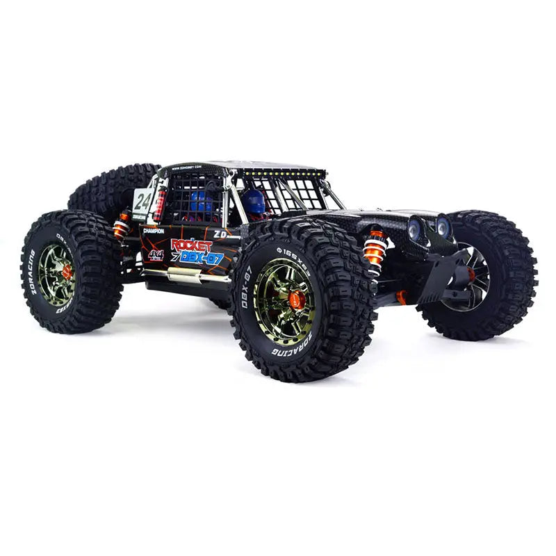 ZD Racing DBX-07 1/7 Scale 4WD Brushless RC Car 80km/h 6S Desert Monster Off-Road Truck RTR