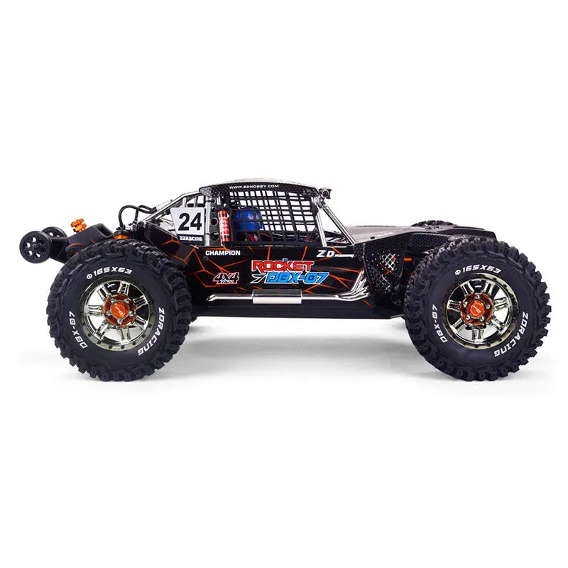 ZD Racing DBX-07 1/7 Scale 4WD Brushless RC Car 80km/h 6S Desert Monster Off-Road Truck RTR