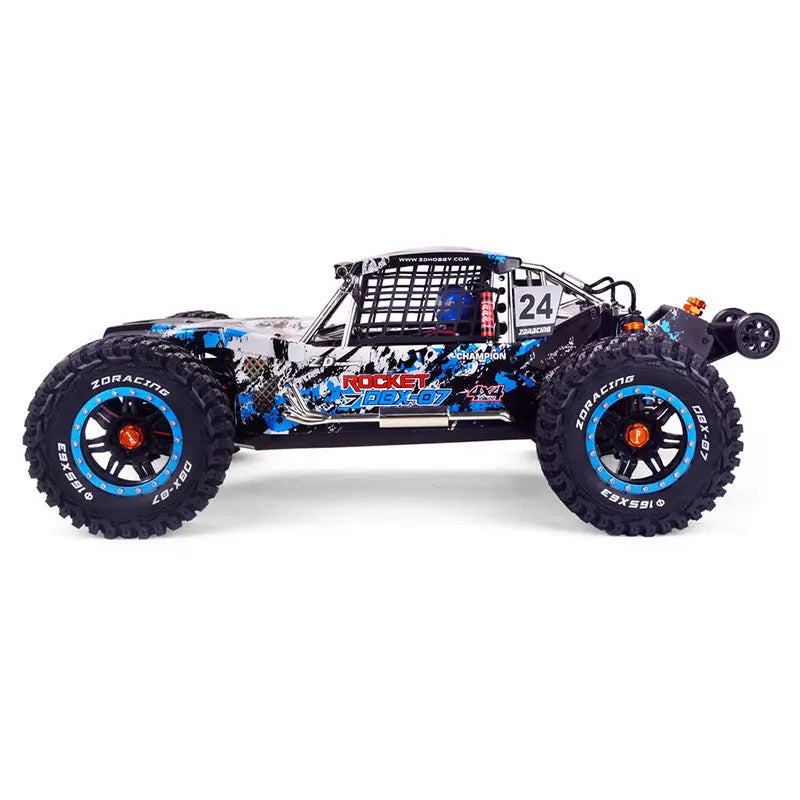 ZD Racing DBX-07 1/7 Scale 4WD Brushless RC Car 80km/h 6S Desert Monster Off-Road Truck RTR
