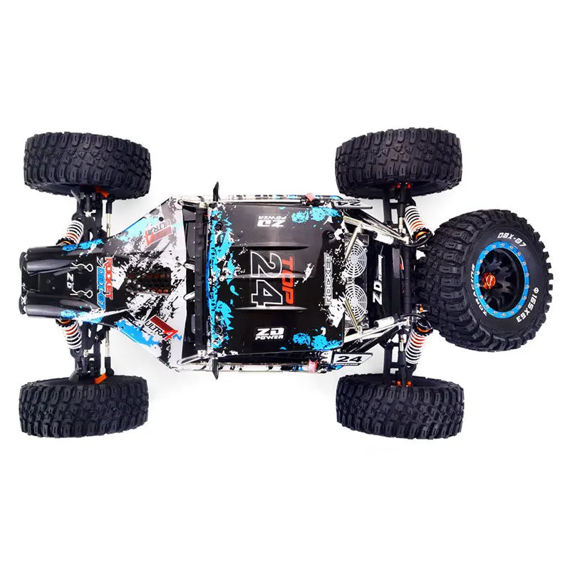 ZD Racing DBX-07 1/7 Scale 4WD Brushless RC Car 80km/h 6S Desert Monster Off-Road Truck RTR