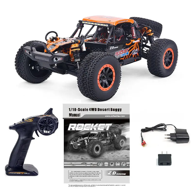 ZD Racing DBX 10 1/10 Scale 4WD Brushed RC Car 55km/h Desert Off-Road Truck RTR
