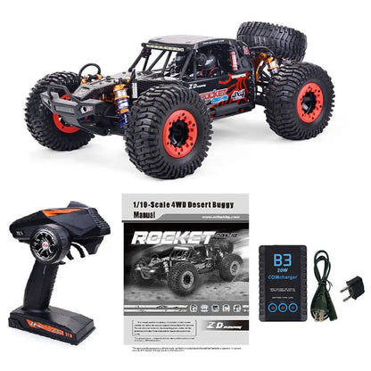 ZD Racing DBX 10 1/10 Scale 4WD Brushless RC Car 80km/h Desert Off-Road Truck RTR