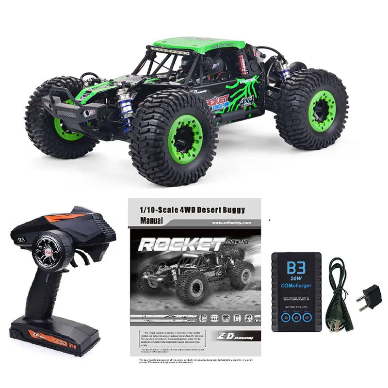 ZD Racing DBX 10 1/10 Scale 4WD Brushless RC Car 80km/h Desert Off-Road Truck RTR