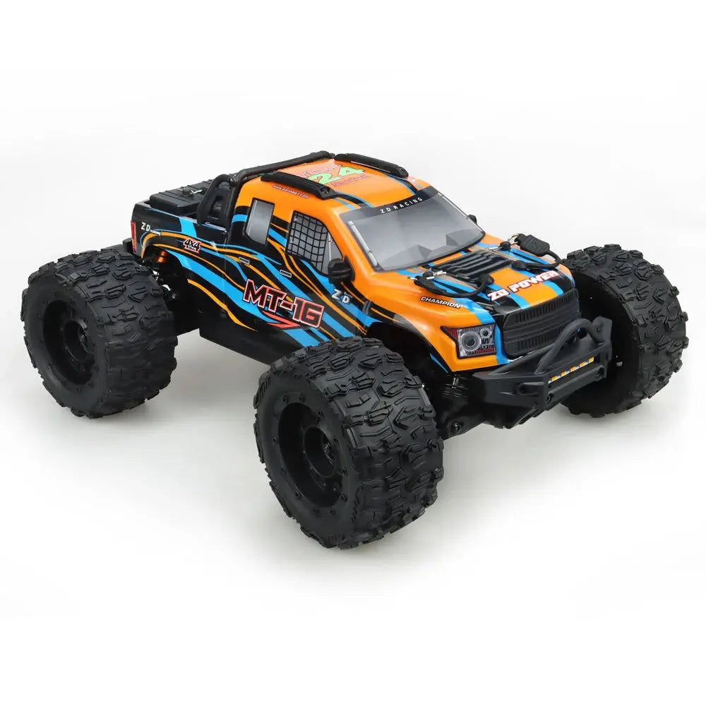 ZD Racing MT16 1/16 Scale 4WD Brushless RC Car 80km/h Desert Monster Off-Road Truck RTR