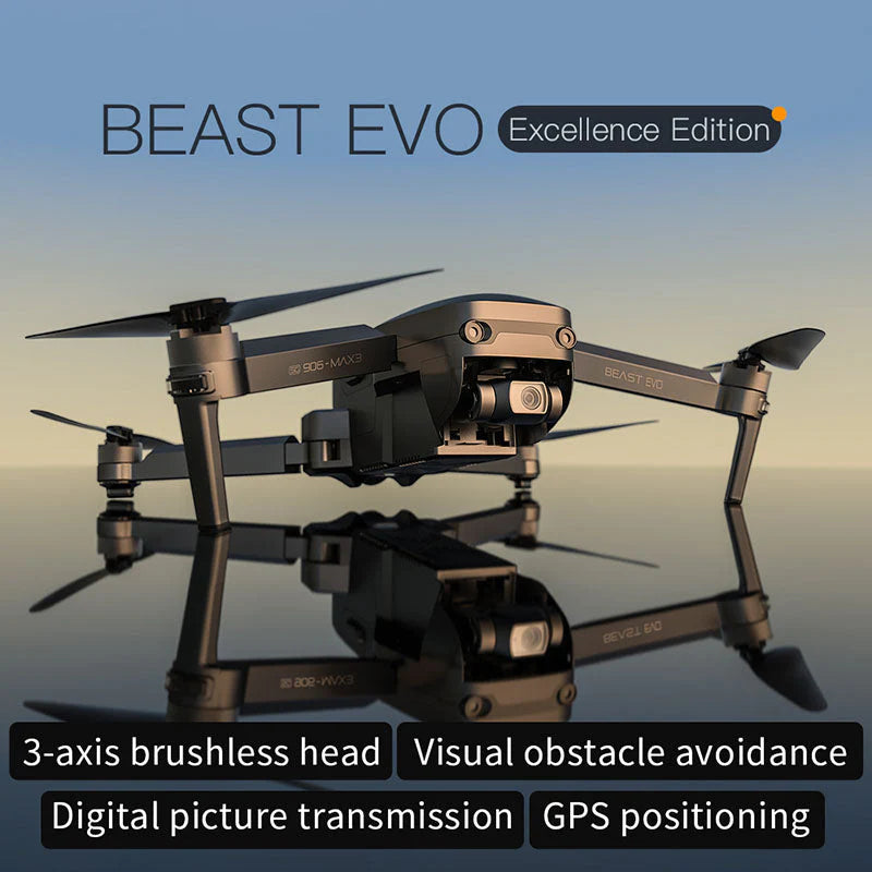 ZLL Beast EVO SG906 MAX3 4K Drone 3-Axis Gimbal GPS 5G WiFi Visual Obstacle Avoidance Foldable Quadcopter RTF