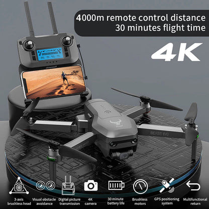 ZLL Beast EVO SG906 MAX3 4K Drone 3-Axis Gimbal GPS 5G WiFi Visual Obstacle Avoidance Foldable Quadcopter RTF
