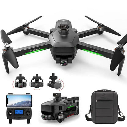 ZLL SG906 MAX1 Beast 3+ 4K Drone 3-Axis Gimbal GPS 3KM 5G WiFi Obstacle Avoidance 5000mAh Foldable Quadcopter RTF