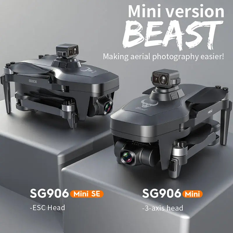 ZLL SG906 MINI 4K Drone 3-Axis Gimbal GPS 5G WiFi Brushless 360° Laser Obstacle Avoidance Quadcopter RTF