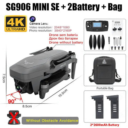 ZLL SG906 MINI SE 4K Drone GPS 5G WiFi Brushless 360° Obstacle Avoidance Quadcopter RTF