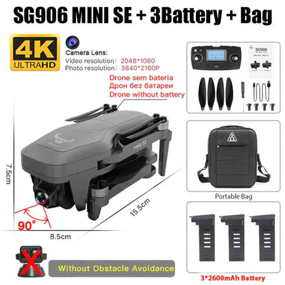 ZLL SG906 MINI SE 4K Drone GPS 5G WiFi Brushless 360° Obstacle Avoidance Quadcopter RTF