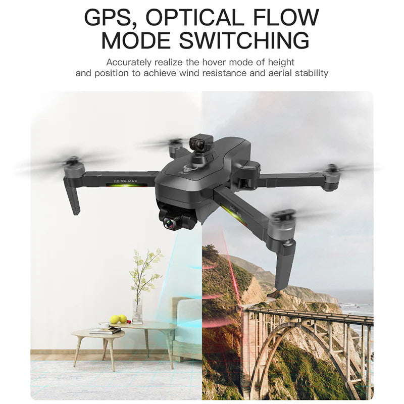 ZLL SG906 PRO3 MAX 4K Drone 3-Axis Gimbal GPS 5G WiFi Brushless Obstacle Avoidance Foldable Quadcopter RTF
