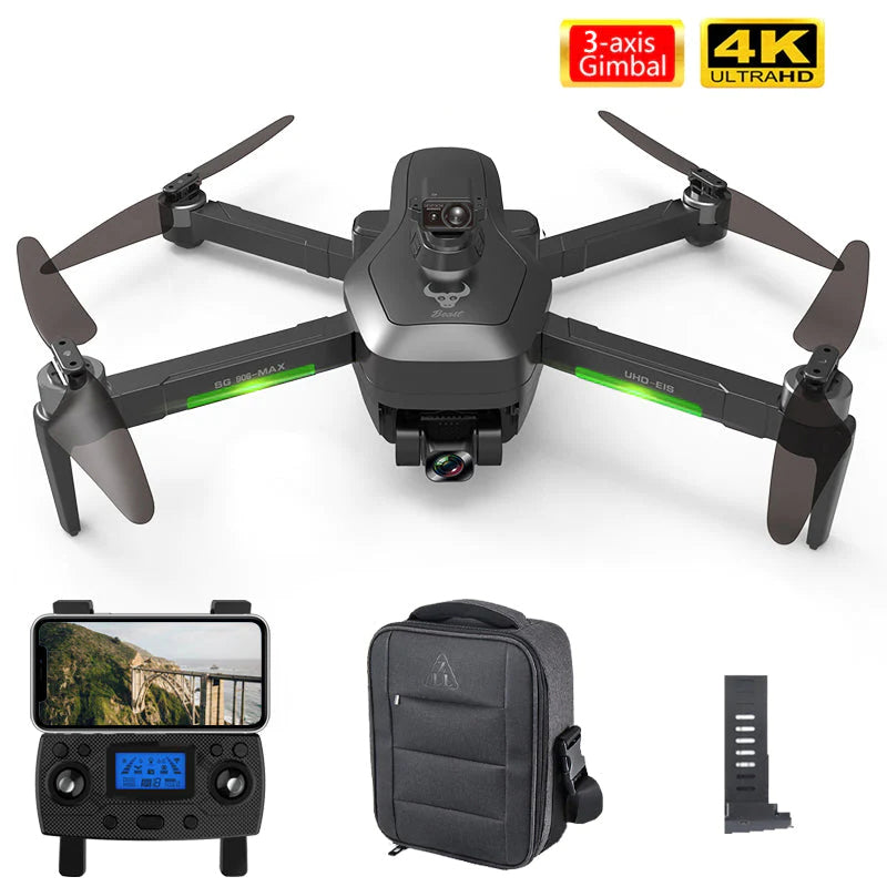 ZLL SG906 PRO3 MAX 4K Drone 3-Axis Gimbal GPS 5G WiFi Brushless Obstacle Avoidance Foldable Quadcopter RTF