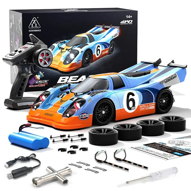 ZLL SG918 1/16 Scale 4WD Brushless 70km/h High Speed Full Scale Drift RC Car RTR