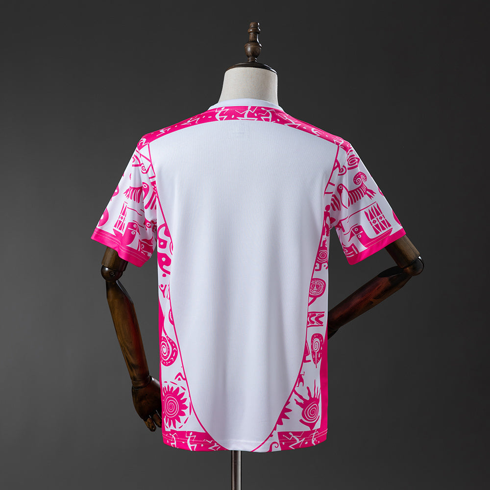 Mexico Jersey 2026 Pink White Football Kit