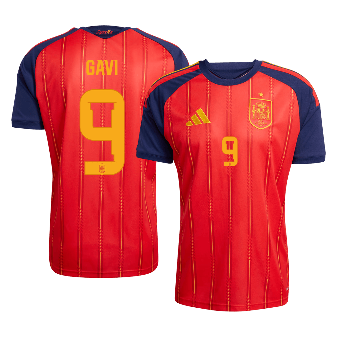 GAVI #9 Mens Spain World Cup Home Jersey 2026 [PREMIUM]