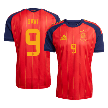 GAVI #9 Mens Spain World Cup Home Jersey 2026 [PREMIUM]