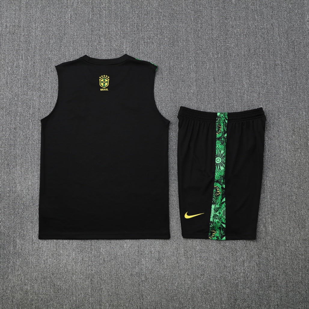 Brazil Vest Set Training Tracksuits 25/26 Football Kit Soccer Jersey
