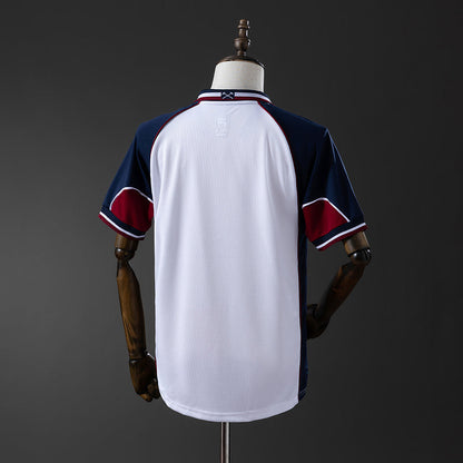 West Ham United Jersey 1999-01 Away Retro Football Kit