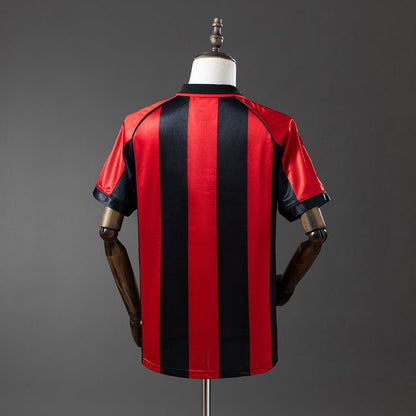 AC Milan Jersey 1998-99 Home Retro Football Kit