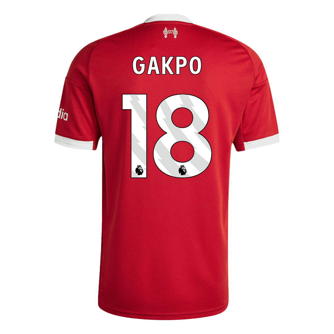 GAKPO #18 Mens Liverpool Home Jersey 2025/26