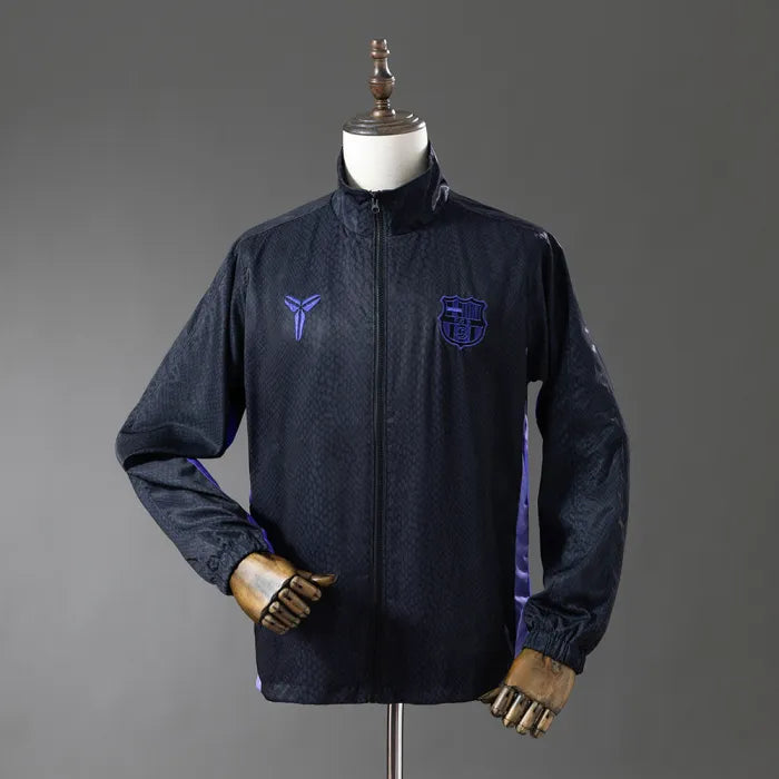 Barcelona Windbreaker 2025/26 Black Football Kit