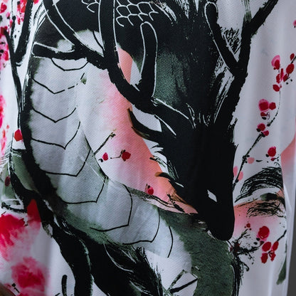 Japan Cherry Blossom And Dragon Jersey 2026 Football Kit Soccer Shirt