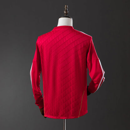 Liverpool Jersey 2010-11 Home Retro Football Kit Long Sleeves