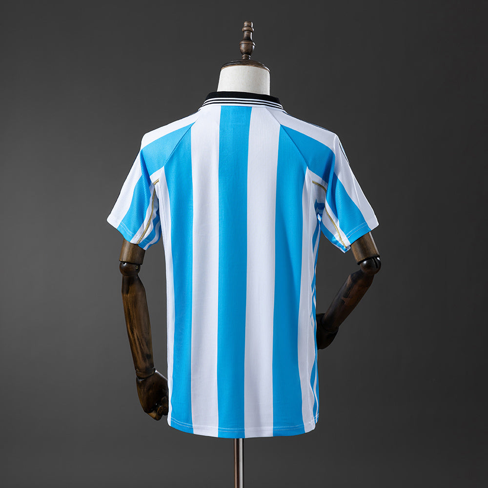 Argentina Jersey 1998 Home Retro Football Kit