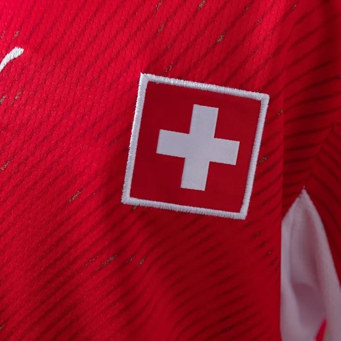 Kids Switzerland Home Jersey 2026 World Cup Football Kit Soccer Shirt
